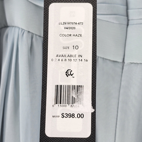 BCBGMAXAZRIA Women's Grecian Inspired One Shoulder Sleeveless Dress -  10 - Picture 9 of 9